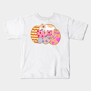 Easter cat Kids T-Shirt